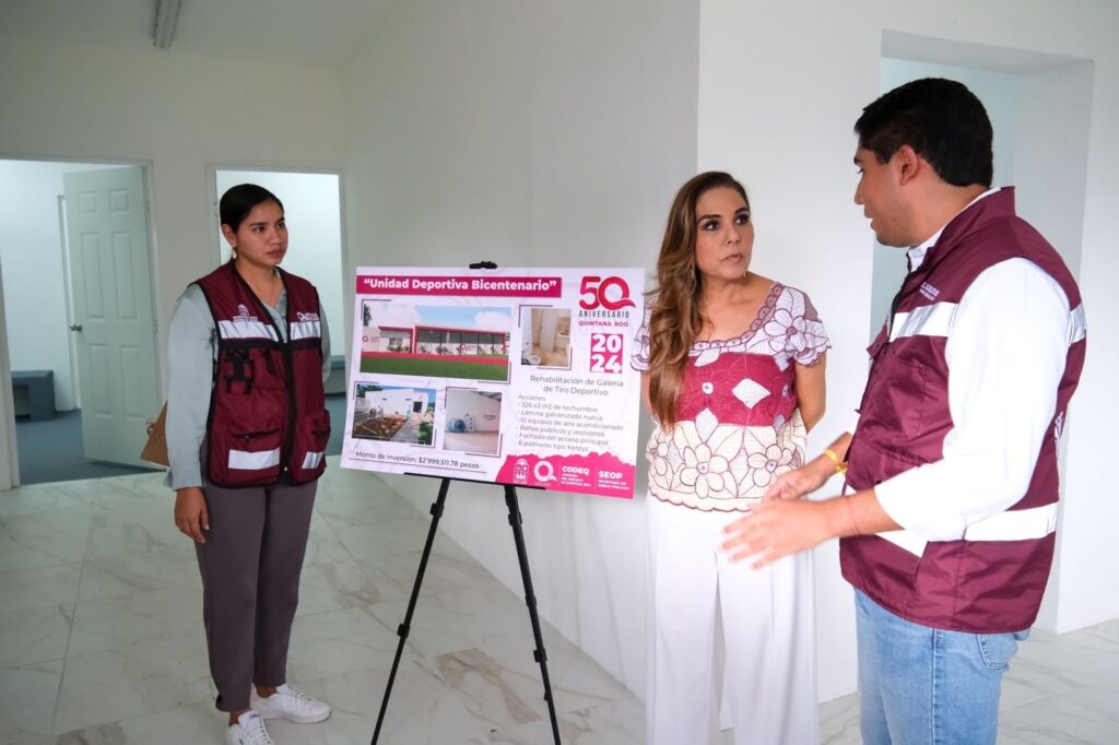 Supervisa Mara Lezama avances en la rehabilitación de cinco espacios deportivos en la capital Chetumal 1 a4edd260 fbe4 42cb b9fe c2d94bb8ee1c 1