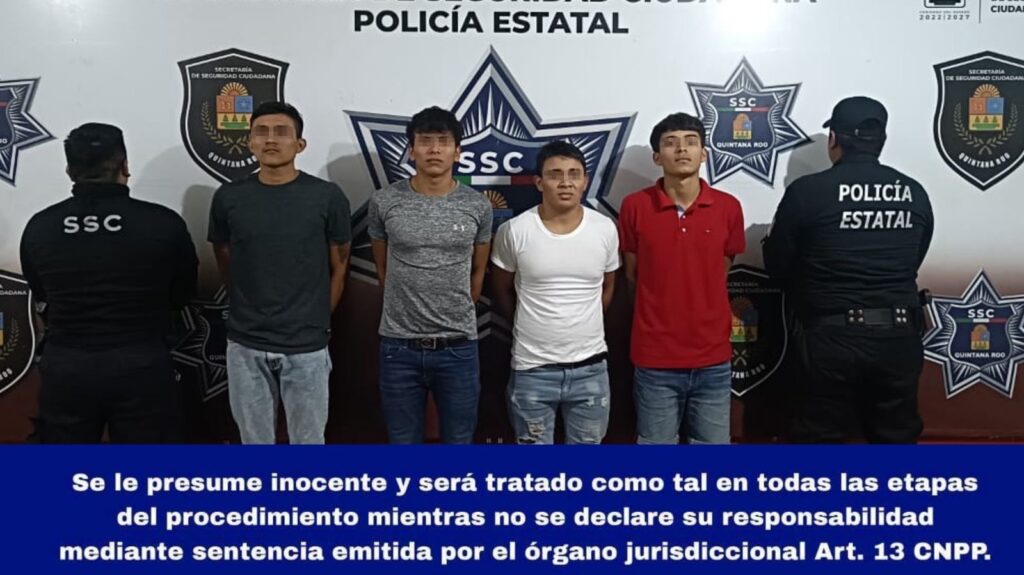 Se realiza la detención de cuatro masculinos, presuntos implicados en el delito de Desobediencia y Resistencia de Particulares 1 9aedf453 f9f3 4fa0 aec5 f137f8bd6cbf 1