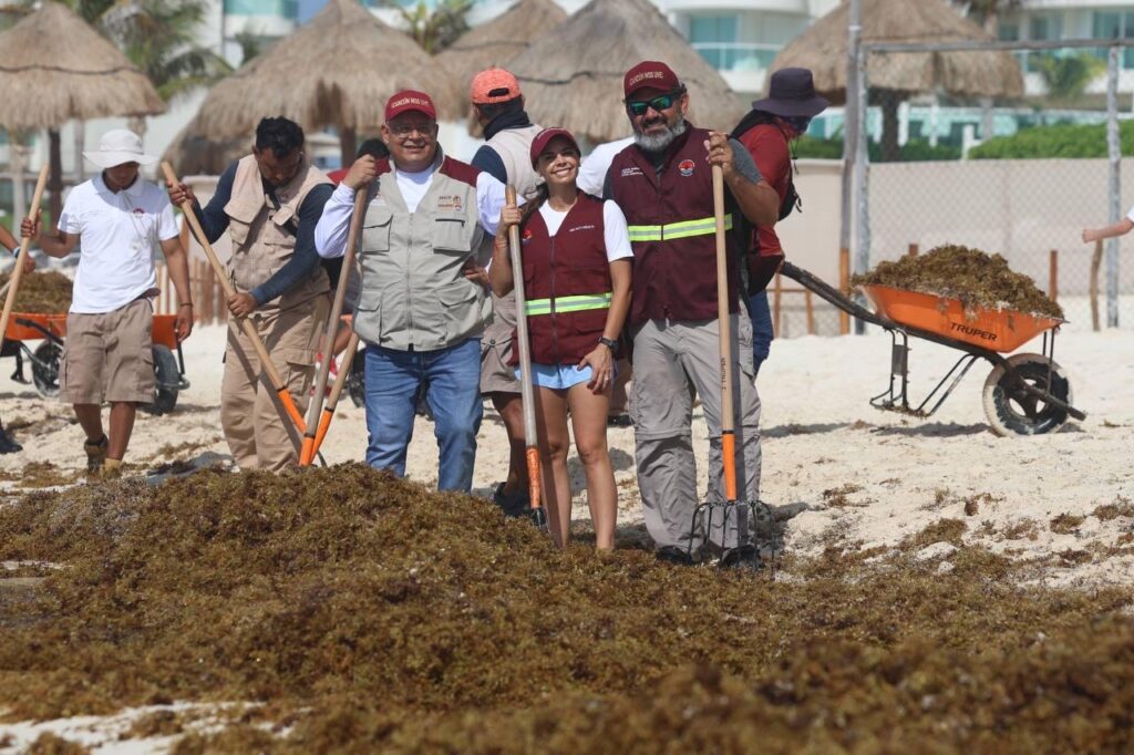 Encabeza Ana Paty Peralta brigadas contra sargazo en Playas de Cancún 3 00bfdd0a b09d 4eb4 b5ec 0e2f122d660b 1 1