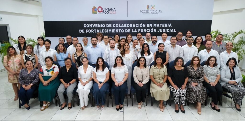 Quintana Roo, primer estado del país en firmar convenio con nuevas juezas y jueces electos del Poder Judicial 2 1cfc2a81 d025 4369 9e74 9d6477a2d002 2 1