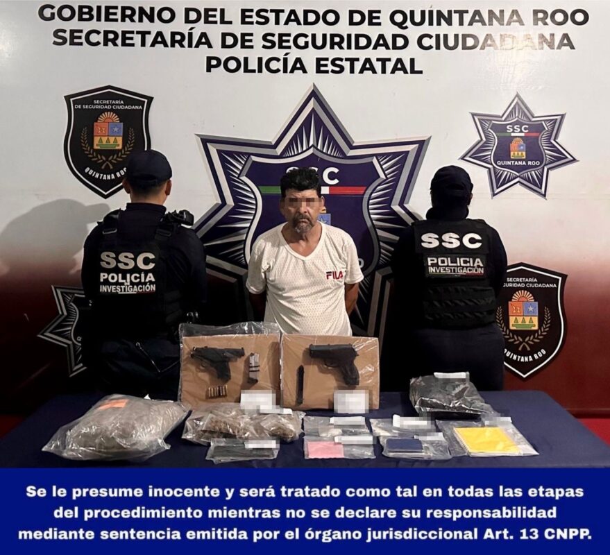 Detienen a narc*menudista armado en Paraíso Maya 1 1f19caf3 eb31 4904 9277 8d958bd09f2e