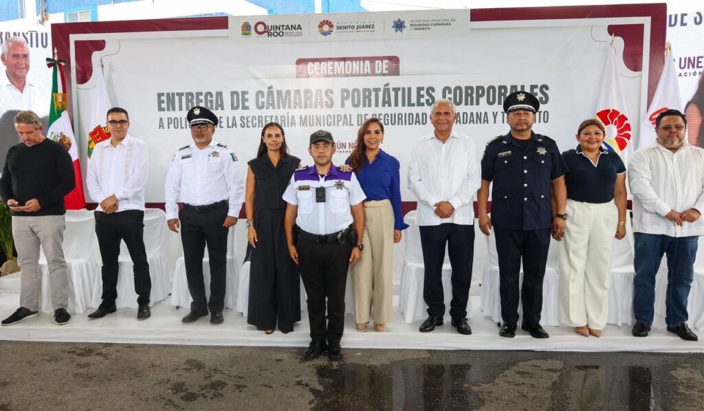 Ana Paty Peralta, con el respaldo de la Gobernadora Mara Lezama, impulsa nueva era de seguridad en Cancún con 725 cámaras corporales 2 3e6f1c02 a0dc 4217 a36c 6fe6ce7f9c73