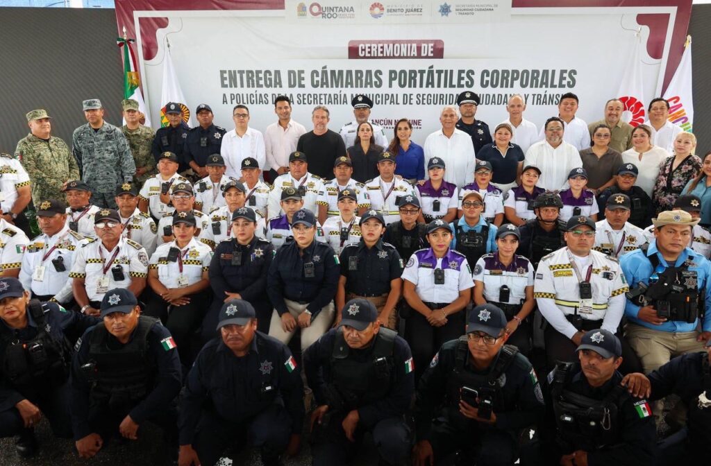 Ana Paty Peralta, con el respaldo de la Gobernadora Mara Lezama, impulsa nueva era de seguridad en Cancún con 725 cámaras corporales 1 6e42a33d 44be 4c1a b25a 7eadf6dc8c39