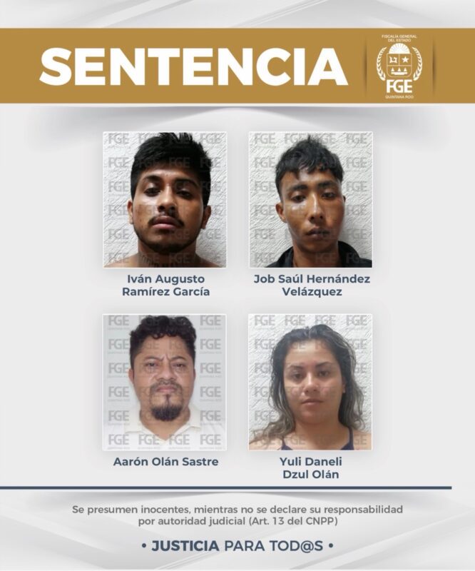 Logra FGE Quintana Roo 50 años de prisión para cuatro personas por secuestro agravado en Playa del Carmen 1 9e3ef5e7 9fdc 4fc9 af61 f17491a2ee87