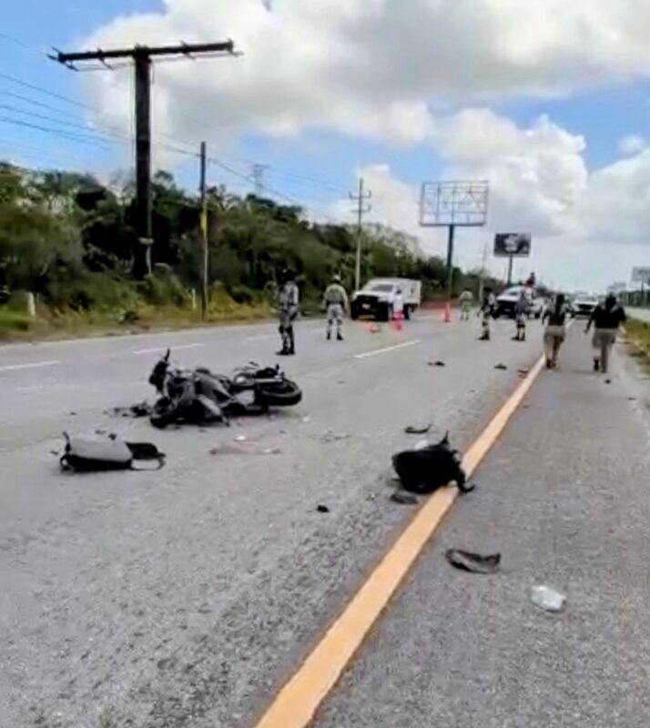 Chofer de camión intenta huir tras arrollar a motociclistas en la Tulum-Playa del Carmen 2 1559dc3f 7904 499a 8e90 97eebc15ef6c