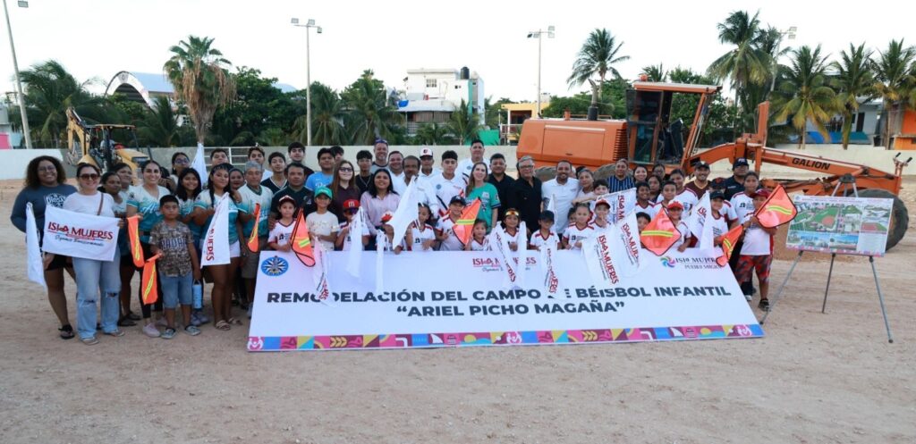 Atenea inicia la transformación del Campo de Béisbol Infantil “Ariel Picho Magaña” en Isla Mujeres 1 dc84a776 01ba 4a30 8997 7d085b87354c