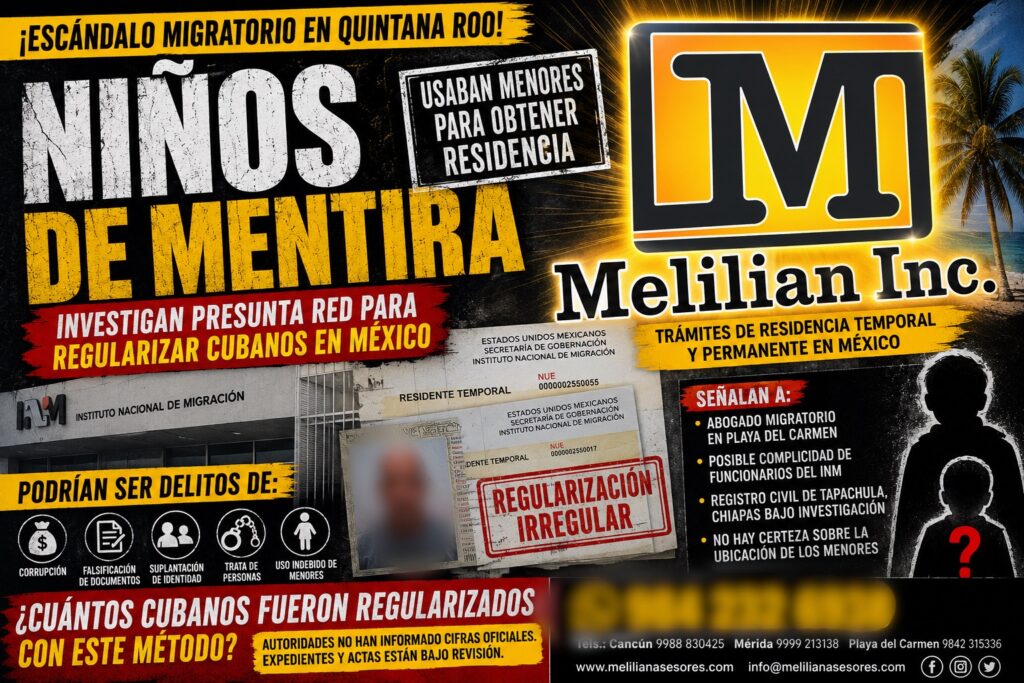 “Niños de mentira”: investigan presunta red para regularizar cubanos en Quintana Roo 1 img 3313