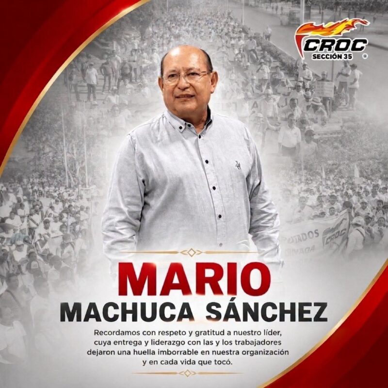 Cumple un año asesinato de Mario Machuca, exlíder de la CROC en Cancún 1 31909732 41a7 446c 8af7 f4f3e4d6660d