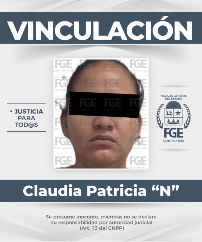 FGE Quintana Roo obtiene vinculación a proceso para una femenina por vi*lencia familiar, lesiones calificadas y t*rtura en agravio de una menor 1 B2A28A92 901B 4BFC 8F4C 9A23927281FD