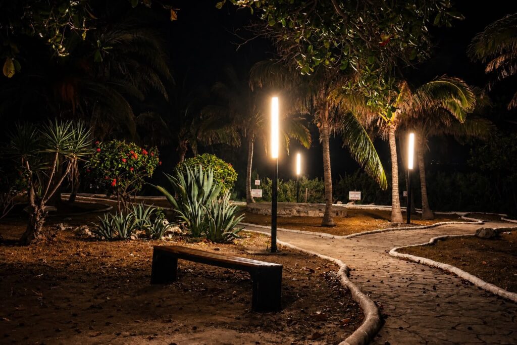 Gobierno de Isla Mujeres concluye instalación de nuevas luminarias en Punta Sur 1 F637459C 9E70 46BF B115 185E0633FC13