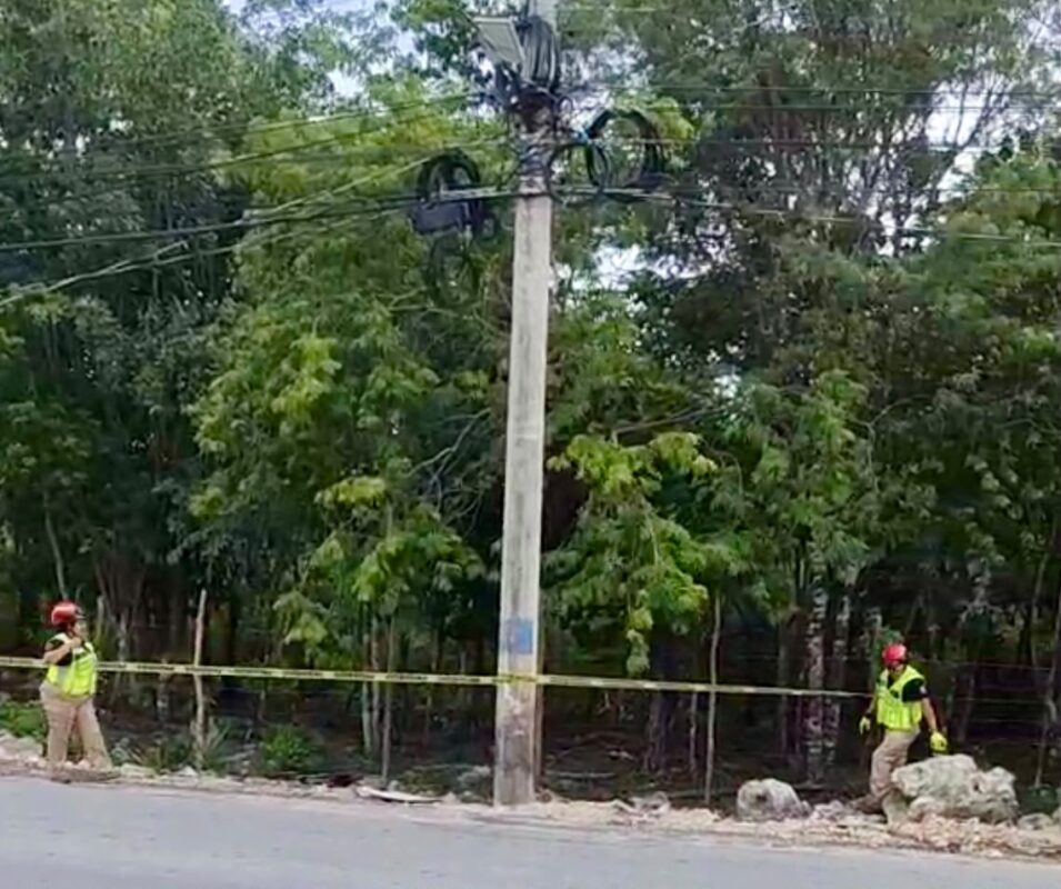 Sujetos sufren descarga eléctrica en Playa del Carmen; intentaban realizar conexión ilegal 1 f294b5f9 b81c 47e0 a323 51eee30c2c34
