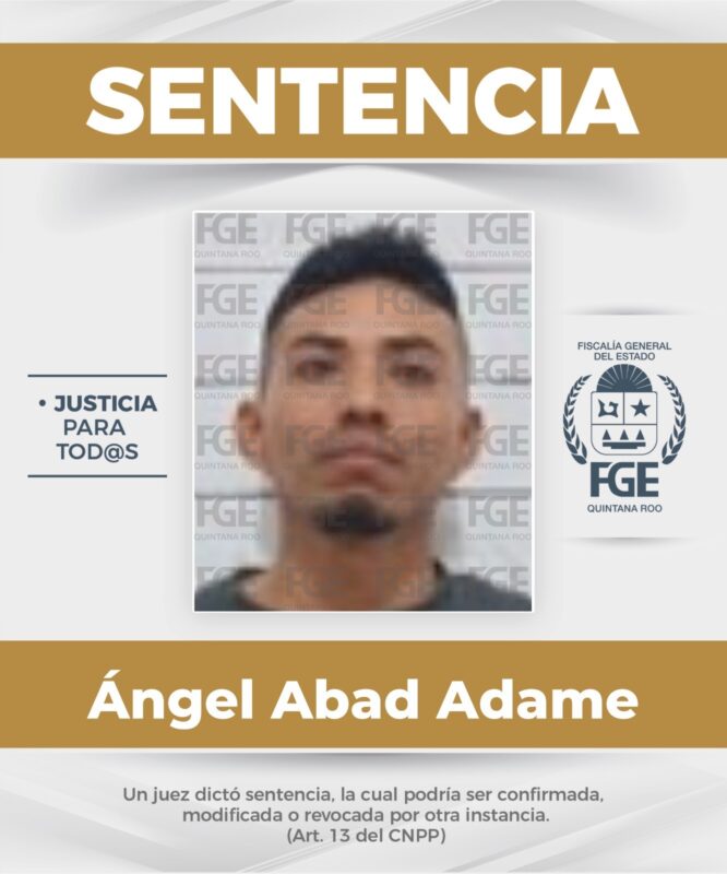 Por feminicidio ocurrido en 2024, logra FGE Quintana Roo sentencia de 37 años y 6 meses de prisión para tres personas 2 0867ab62 72a8 4f24 8a7a 06f5abbc5814