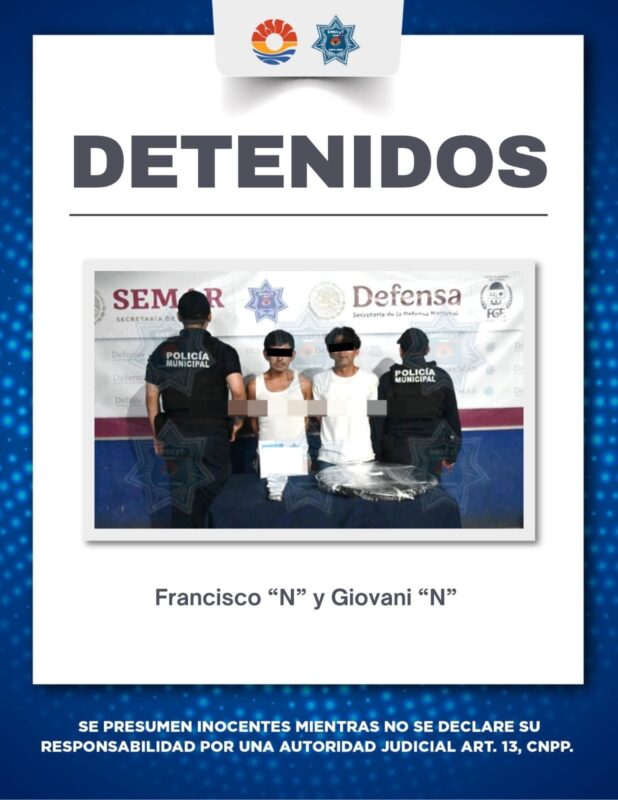 Policía Cancun detiene a dos sujetos que robaban cable de una empresa de telefonía en el puente del aeropuerto 1 0e52cbce a477 4cd7 b972 ad8623e7e67e