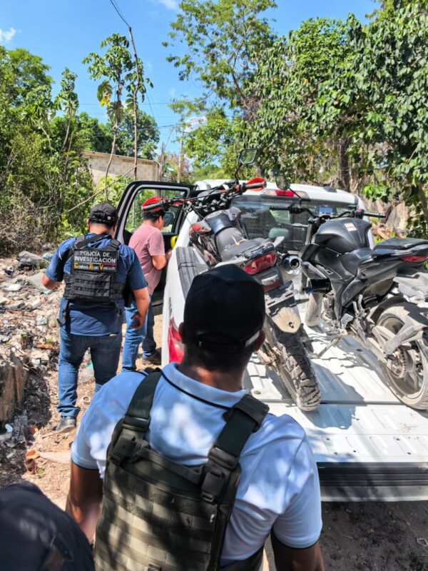 Localiza Fiscalía de Quintana Roo cinco motocicletas con reporte de robo, en un área verde en Benito Juárez 1 a00be4e5 1b6a 4610 952a 8f0d188556cf