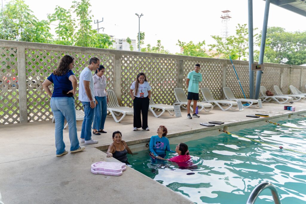 Tulum promueve la aquaterapia y las clases de natación en la alberca municipal 1 E7F3CE01 A5FC 472C 85E7 1EE3EFD91774